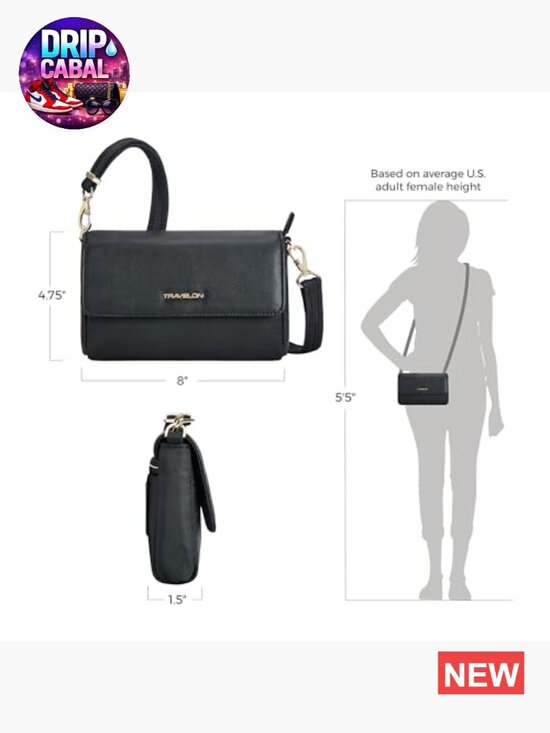 Travelon Anti-Theft Addison Convertible Crossbody/Belt Bag main image 6